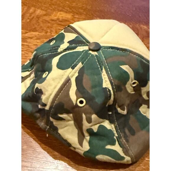 Vintage Funny Joke Trucker Hat 80's Snap Back Cap Puffy Comedy Mesh Camoflage - Picture 11 of 11